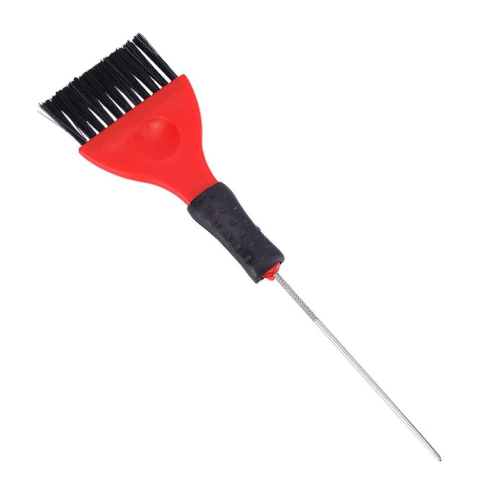 Hair Dye Brush and Coloring Comb Set with Stainless Steel Tail for Precise Salon or Home Use