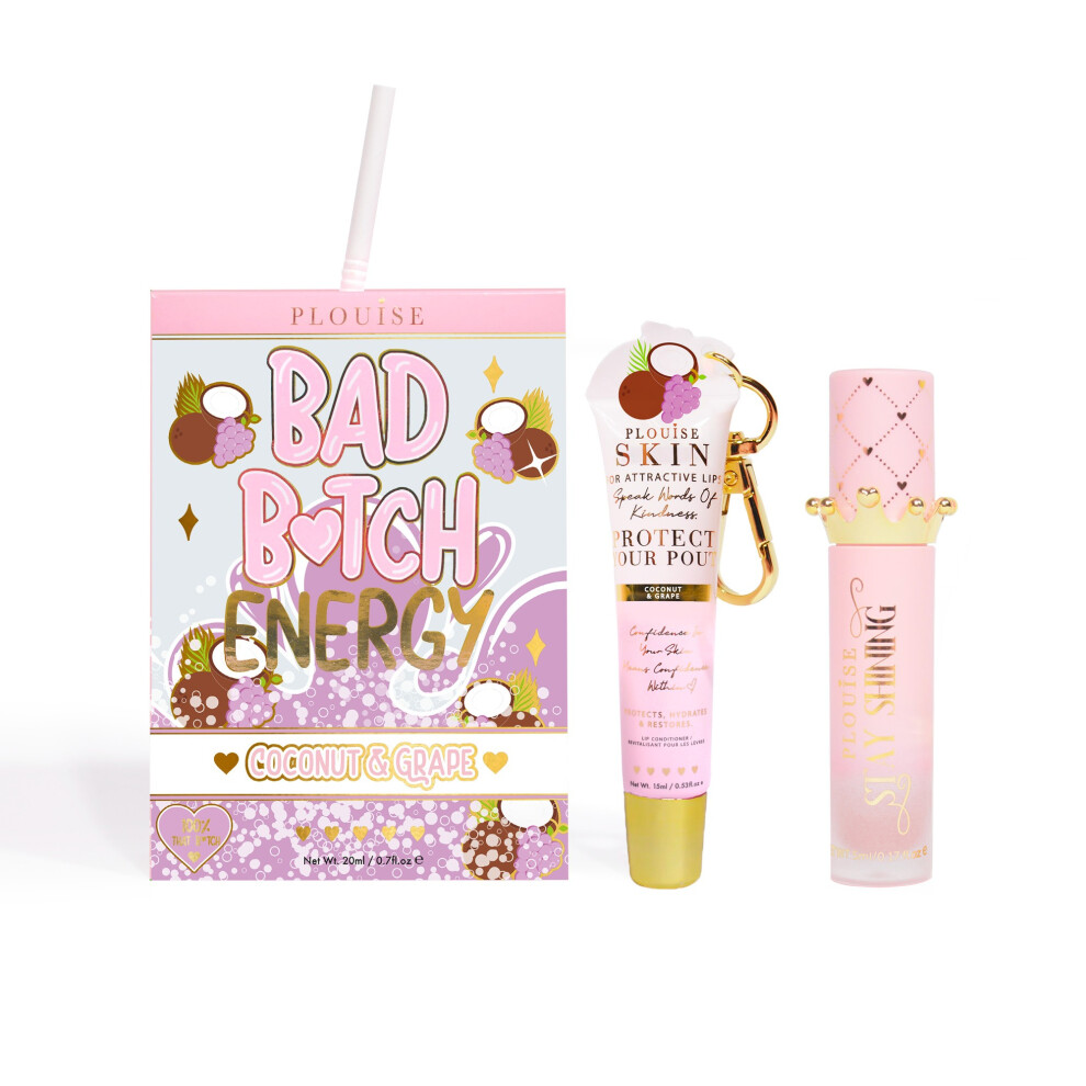 P.louise Not,Specified Bad Bitch Energy Lip Duo Coconut & Grape