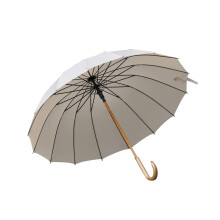 Large Windproof Golf Umbrella 16Rib Long Handle Waterproof for Rain and Sun