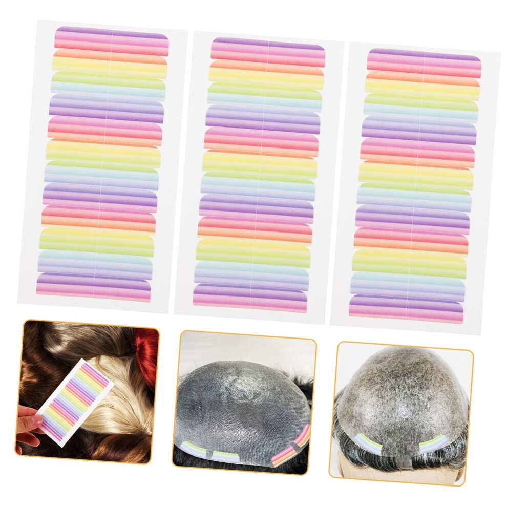 Unisex Wig Tape For Lace Wigs 8 Sheets Waterproof Lace Wig Adhesive Tape For Hair Extensions