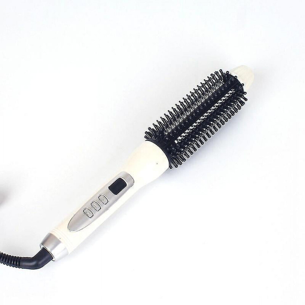 Curling Iron Brush, Hot Brush Professional Anti-scald Instant Heating Curling Irons Suitable Heated Styler Brush For Long/short Hair