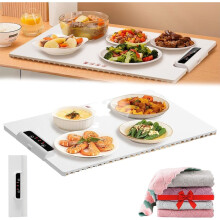 YZhouD Fllora Food Warmer Mat, 2024 Adjustable Silicone Heating Tray Roll Up, Full Surface Heating, 3 Temp Settings - 1 Set