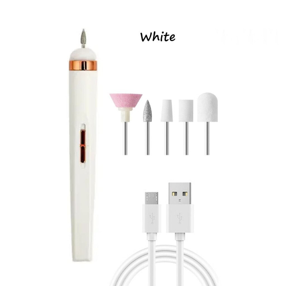 Light Electric Nail Grinder Nail Polishing Machine With Portable Mini Electric Manicure Art Pen Tools With Box