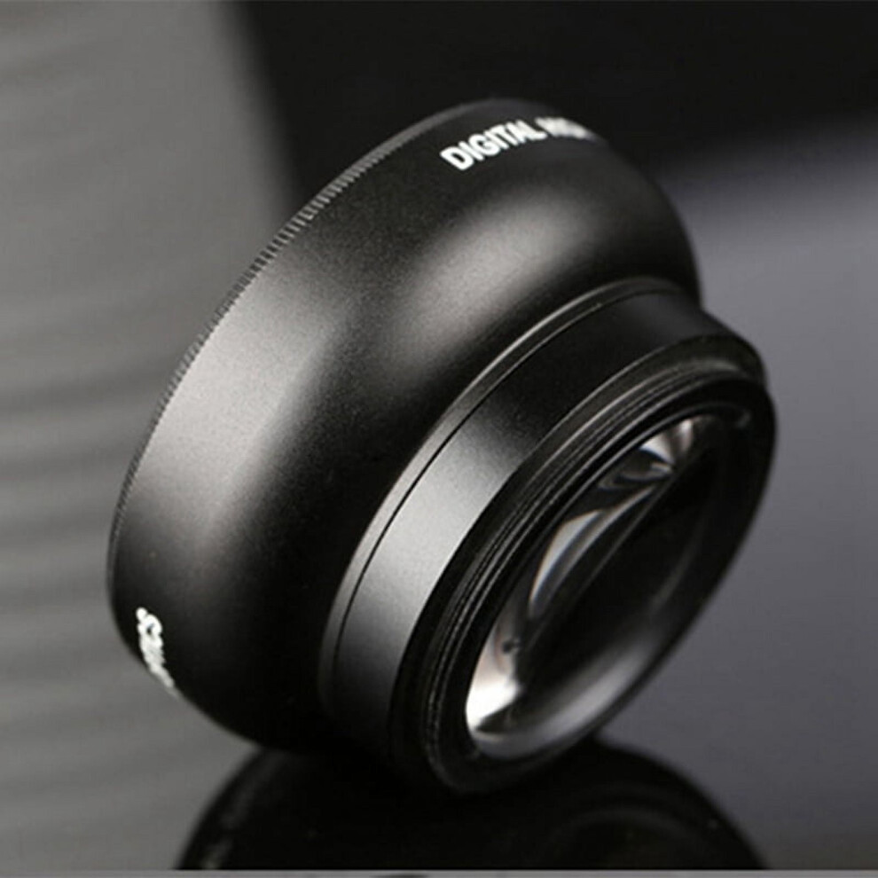 Phone Camera Lens 0.45X Ultra Wide Angle + 12.5X Macro Lens Universal Clip-On Camera Lens For Most Smartphones Blue 9048212734079