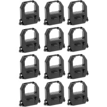 Pack) and TCX Time Clock Replacement Ribbon, All Models, Black