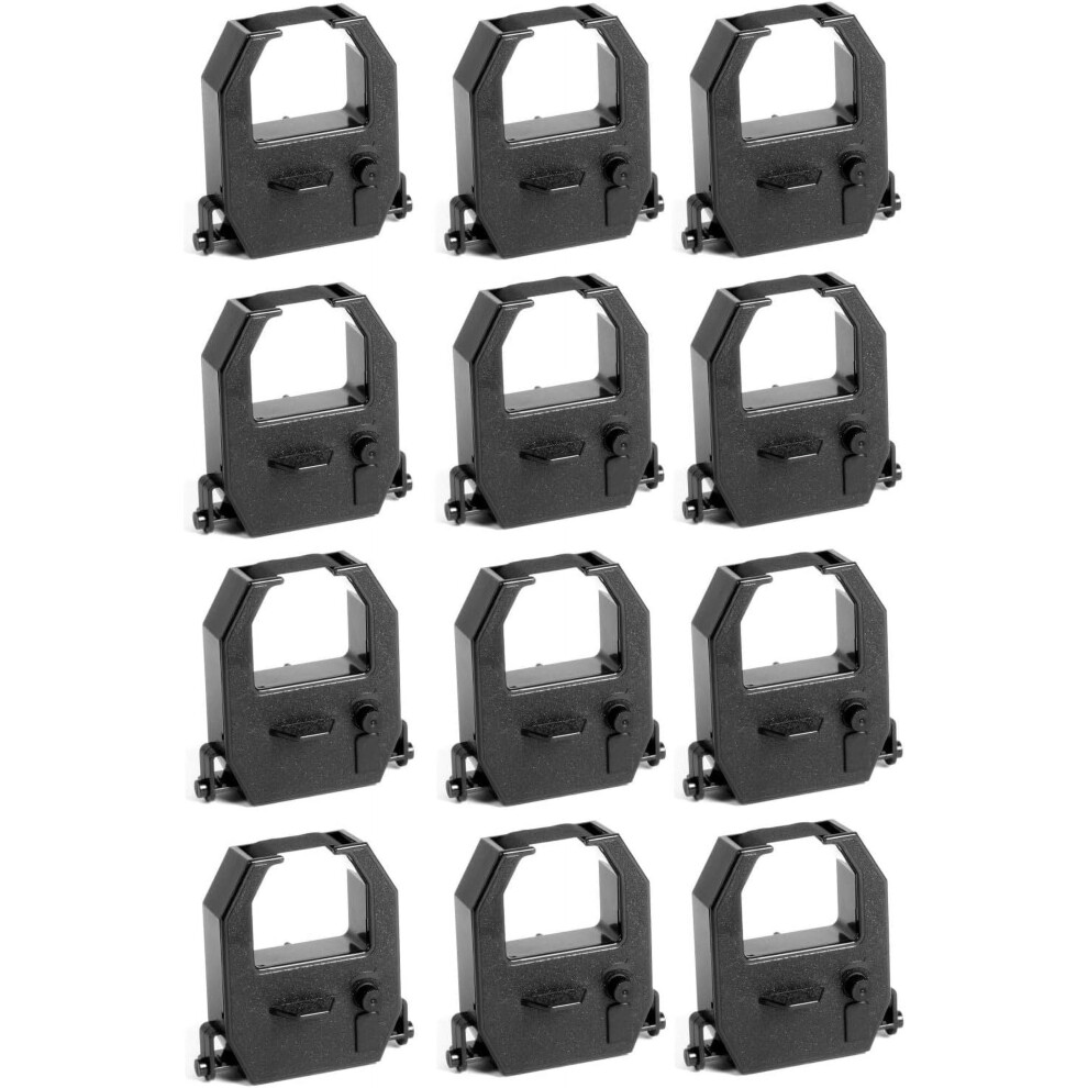 Pack) And Tcx Time Clock Replacement Ribbon, All Models, Black 9048212734307