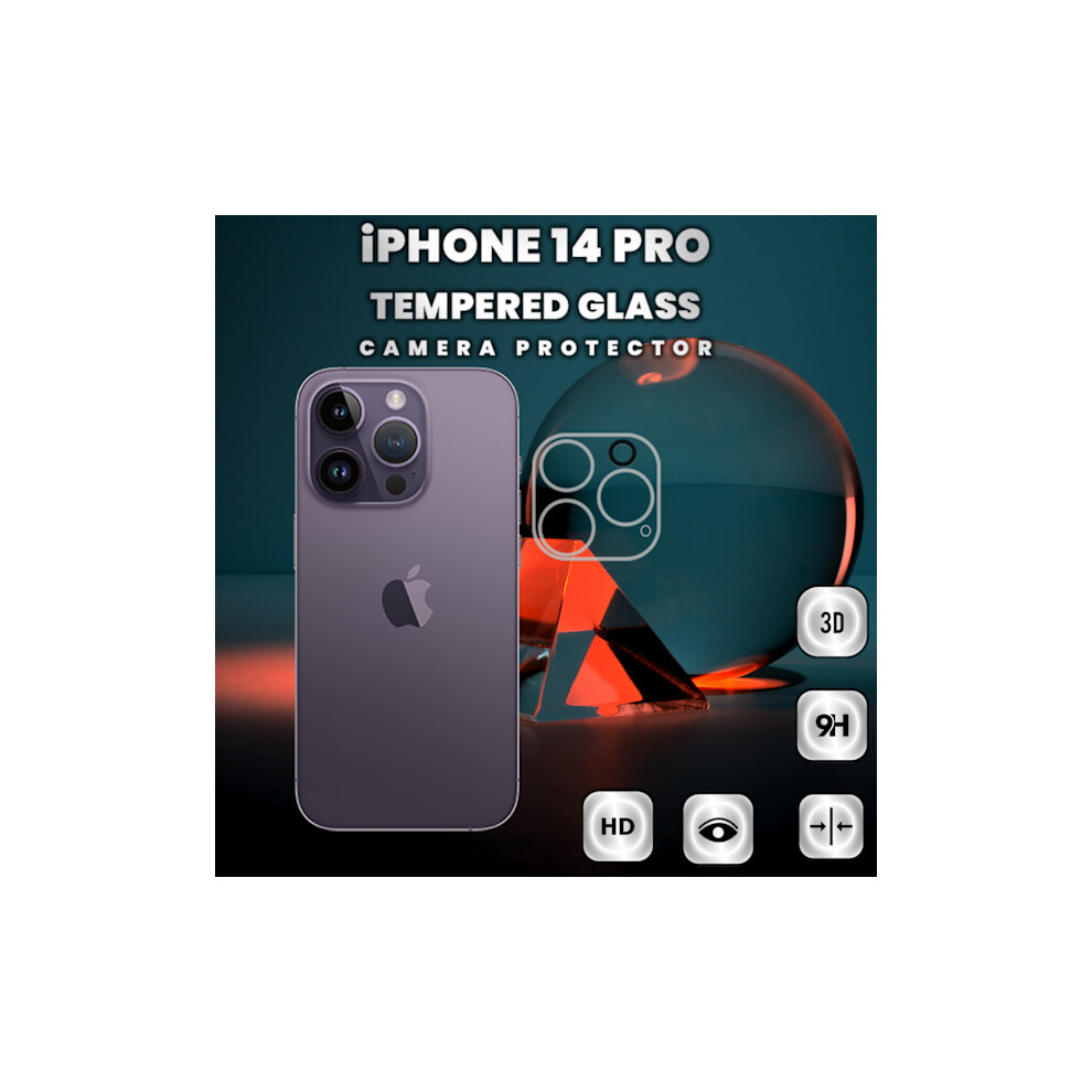Compatible With Iphone 14 Pro Lens Protector - 9H Tempered Glass - Super Quality 3D Lens Protector 9048212791089