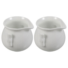 2Pcs Sauce Container Sauce Boat Coffee Ceramic Sauce Cup Ceramic Gravy Boat Gravy Container