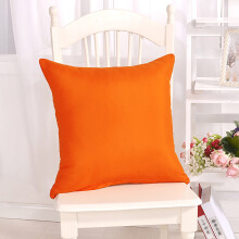 Xubond Pillow Covers18x18 Set Of 4 Decorations Indoor Throw Pillows For Home Couch Sofa Bed Pillow Case Orange Fabric