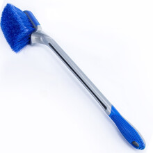19.7inch Long Handle Brush for Rims and Tires Brush, Car Tire Brush for Cleaning Wheels Wash Brush, No Bending, Saving Time and Effort