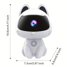 2K Mini Camera, HD 1MP Pet Camera with Night Vision, Supports 128G Memory Card, Smart Motion Detection Alarm, Easy Install, Stable Connection, 2pcs