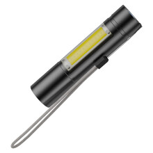 WQQZJJ LED Zoomable Flashlight, High Lumens Emergency Light with 3 Modes & Side Lights, Waterproof for Camping, Hiking, Outdoor