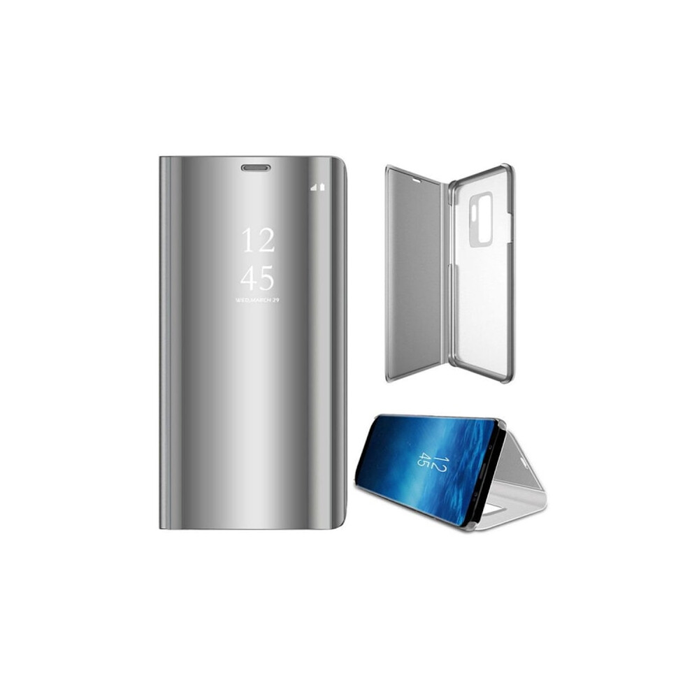 Compatible With Samsung Galaxy A32 4G - Smart Clear View Case - Silver 9058772549785