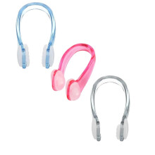 LYCAQL 3PCS Silicone Waterproof Swimming Nose Clips Pool Nose Plugs for Adults with Box Packed