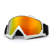 Motocross goggles Motorcycle goggles Ski goggles white red