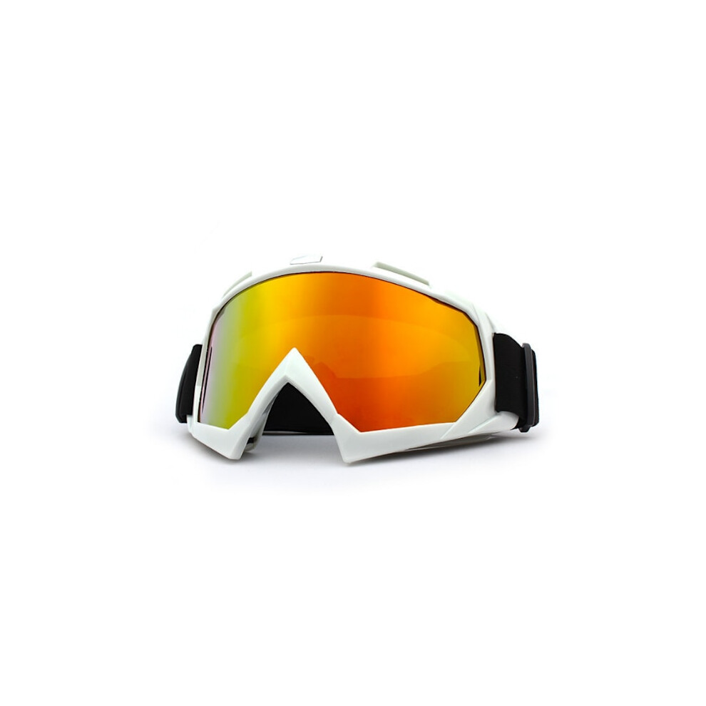 Motocross Goggles Motorcycle Goggles Ski Goggles White Red White,Red 9058772549686