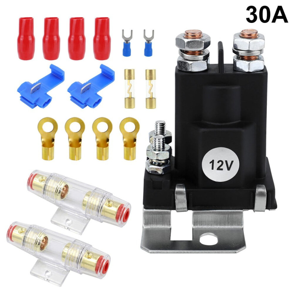 Continuous Duty Solenoid High Current Battery Isolator Relay 12V 9058772550323