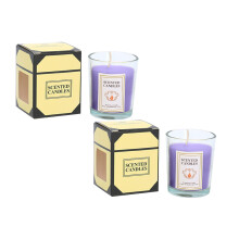 Xubond Candle, Candle Sicilian Lemon Scented Classic 22oz Large Jar Single Wick Burns Over 110 Hours Candles, Purple, Home Decor