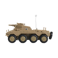 Simulation 1/72 German Tank Model Armored Truck for Birthday Gifts Preschool Coffee