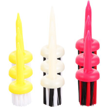 Ball Nail Brush Professional Golfs Club Pp Wool Stainless Steel Golfing Accessories Groove Cleaner Cleaning 9 Pcs