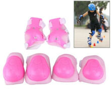 Knee pads, elbow pads, wrist pads - For children - Pink Pink