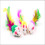 3pcs Cat toy with a springy mouse and bell 2