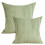 MOUDUO 20"x20" Navy Blue Striped Polyester Throw Pillows (2 Count) – Modern Home Textiles Set 1