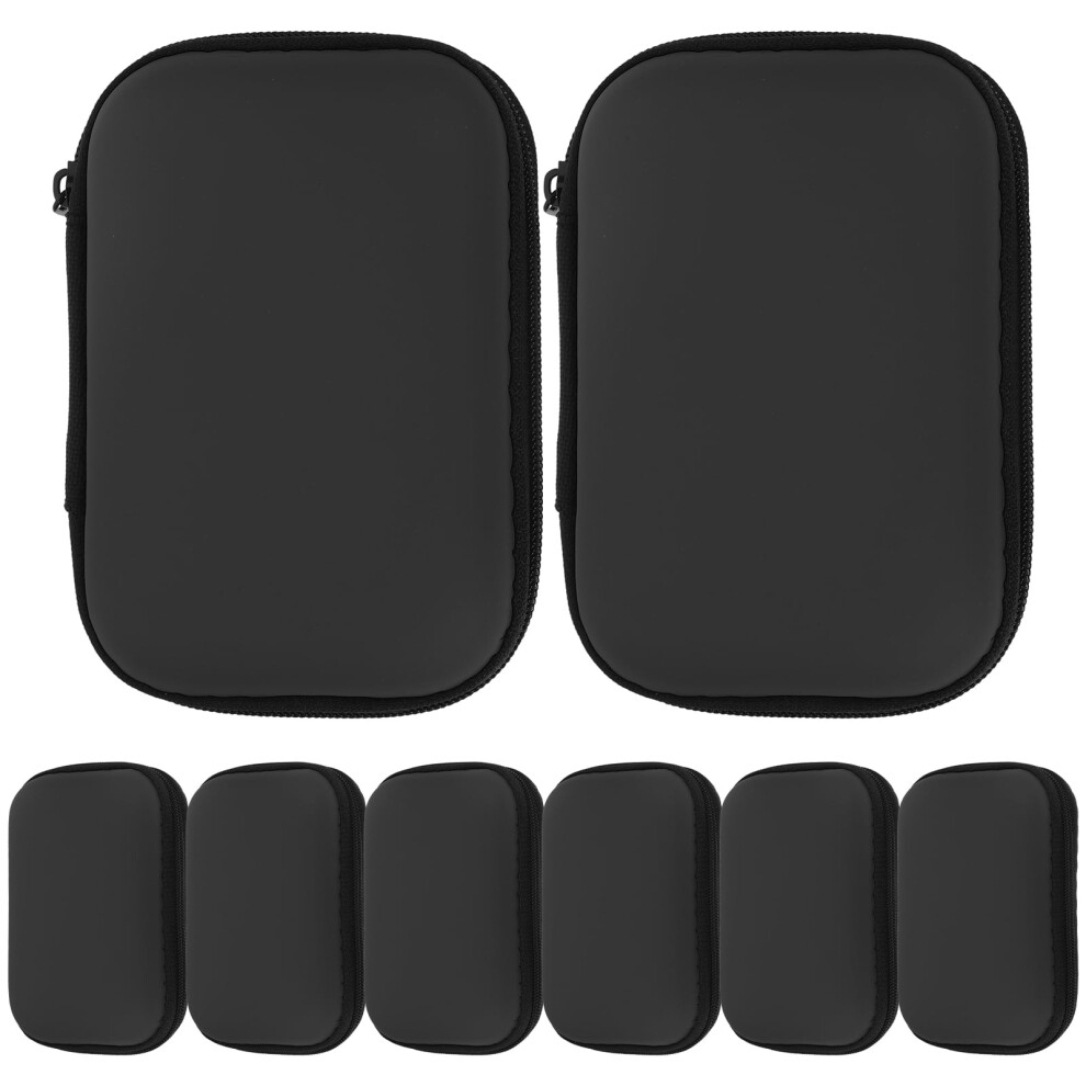 8Pcs Portable Cable Organizer Bag Travel Electronics Organizer Small Gadget Cable Pouch 9322103926812