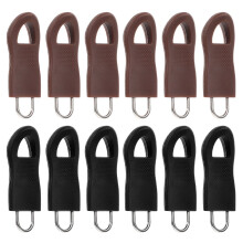 Guangmc 12Pcs Zipper Replacement Tags for DIY Crafts