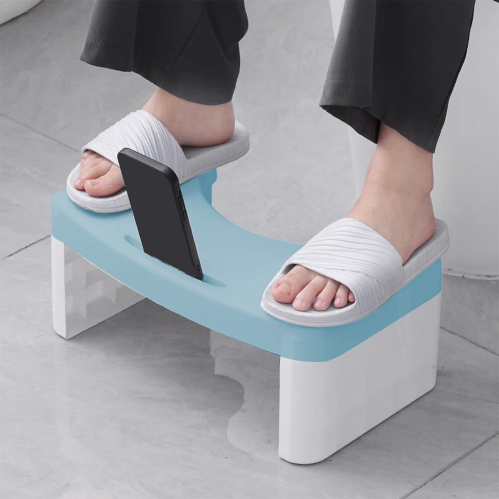 100Fens Squatting Toilet Stool For Adult Pooping, Non-Slip Splicable Potty Stool With Phone Stand, Compatible With Standard Toilets 9322103927376