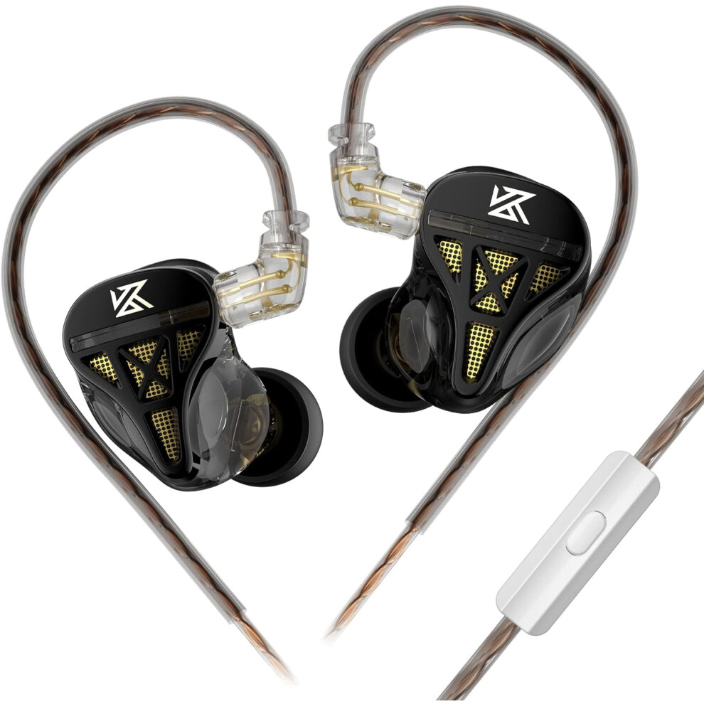 Iem Headphone With Kz Dqs Hifi Dyna Drivers Earphone Earbuds B 2Pin 3.5Mm Sports Music Game 9322103927956