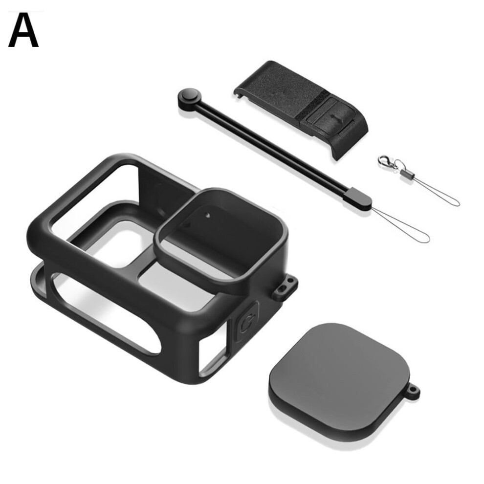 Silicone Set (A) For Gopro Hero 13 - Protective Cover, Lens & Battery Shell Accessory Compatible With Gopro Hero13 Black 9322103928014