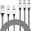 5er-Pack iPhone-Ladegerät Lightning-Kabel 10ft1 6ft2 3ft2 geflochtenes iPhone-Kabel Datensynchronisation Transferkabel C 1