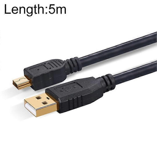 5m Mini 5-Pin-zu-USB 2.0 Kamera-Verlängerungsdatenkabel