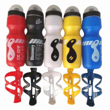 Aqyh Bicycle Bottle Set - 1 Set 750ml Bicycle Bottle Set - Sturdy Dustproof Plastic Anti-slid Handle Bicycle Bottle for Men