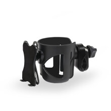 Baby cup holder 2 in 1 mobile phone holder model stroller bottle water bottle holder multifunction Black