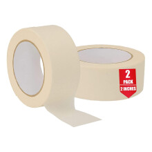 MKBL Masking Tape 2 Inch Wide, General Purpose Masking Tape 2 inch x 60.1-Yards, 3" Core, 2/PackMKBL