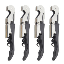 PAVEOS Bottle Opener on Clearance Waiter Corkscrew Wine Openers Upgraded with Heavy Duty Stainless Black-u