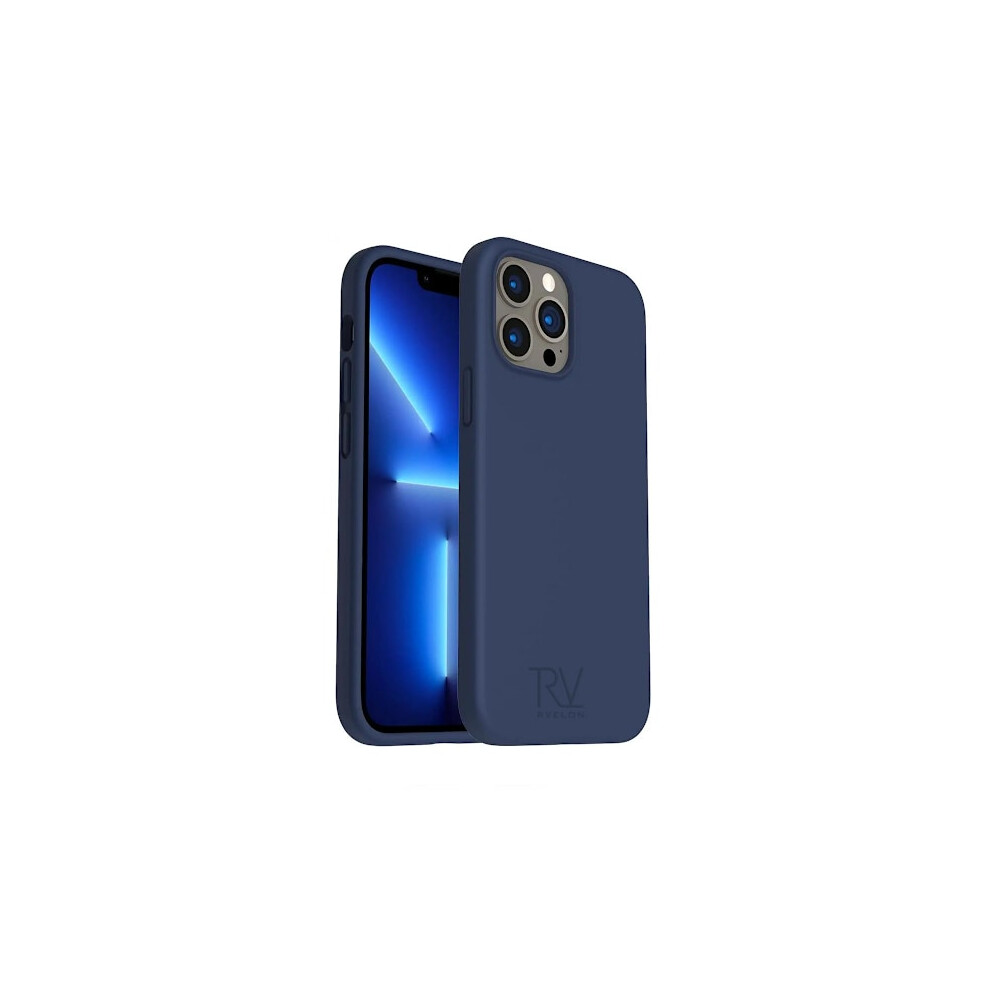 Compatible With Iphone 13 Pro Max Cover - Silicone Rvelon Ice Blue 9085618759695