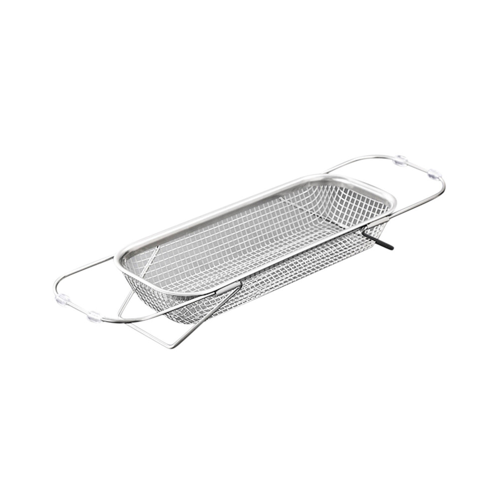 Quinlirra Stainless Steel Sink Basket Retractable, Compatible With Kitchen Sink Rack, Dishwasher Safe, Vegetable Washing Basin & Storage Rack, Gifts 9085618760905