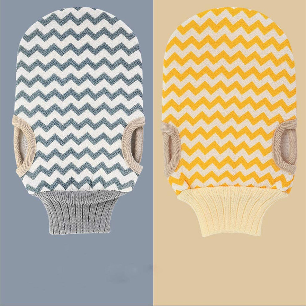 Exfoliating Bath Towel DoubleSided Thickened Body Scrub Washcloth Glove for Adults