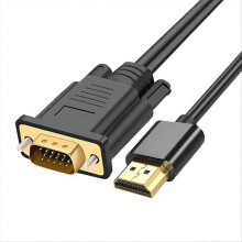 HDMI-Compatible to VGA Cable Adapter 5M 1080P 60Hz High-Quality