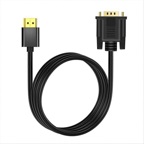Προσαρμογέας καλωδίου συμβατός με HDMI σε VGA 5M 1080P 60Hz υψηλής ποιότητας 1