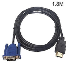 HDMI to VGA Converter Adapter 10m Cable for LCD TV and Computer