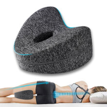 Knee Pillow for Side Sleepers Memory Foam Orthopedic Leg Cushion for Back Hip Sciatica Pain Relief