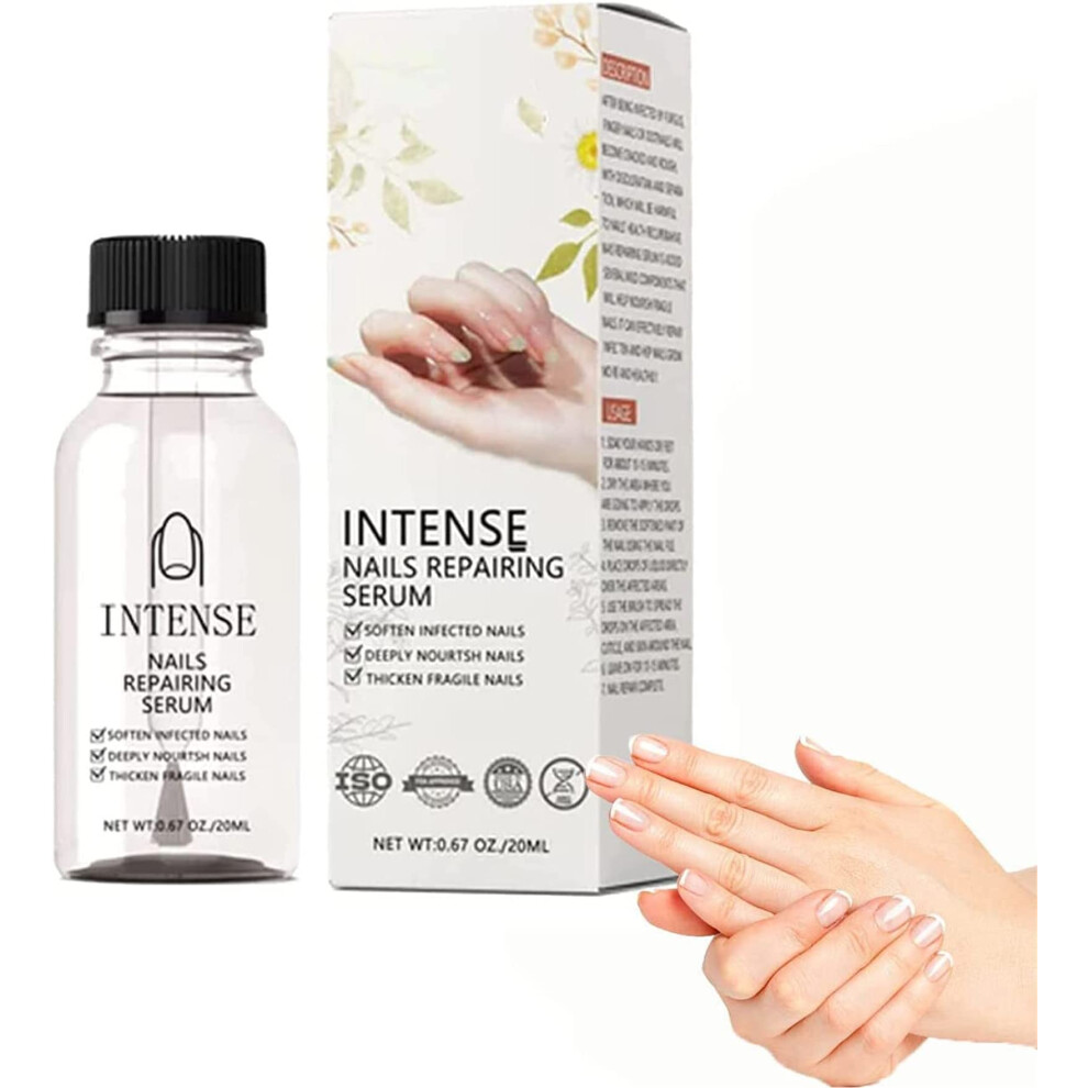 Nail Growth Serum for Fast  and Stronger Natural Nails with Deep Cuticle Hydration