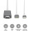 [Πιστοποίηση Apple] Καλώδιο προσαρμογέα Lightning σε HDMI, 1080P Digital AV Sync Audio&Video 2