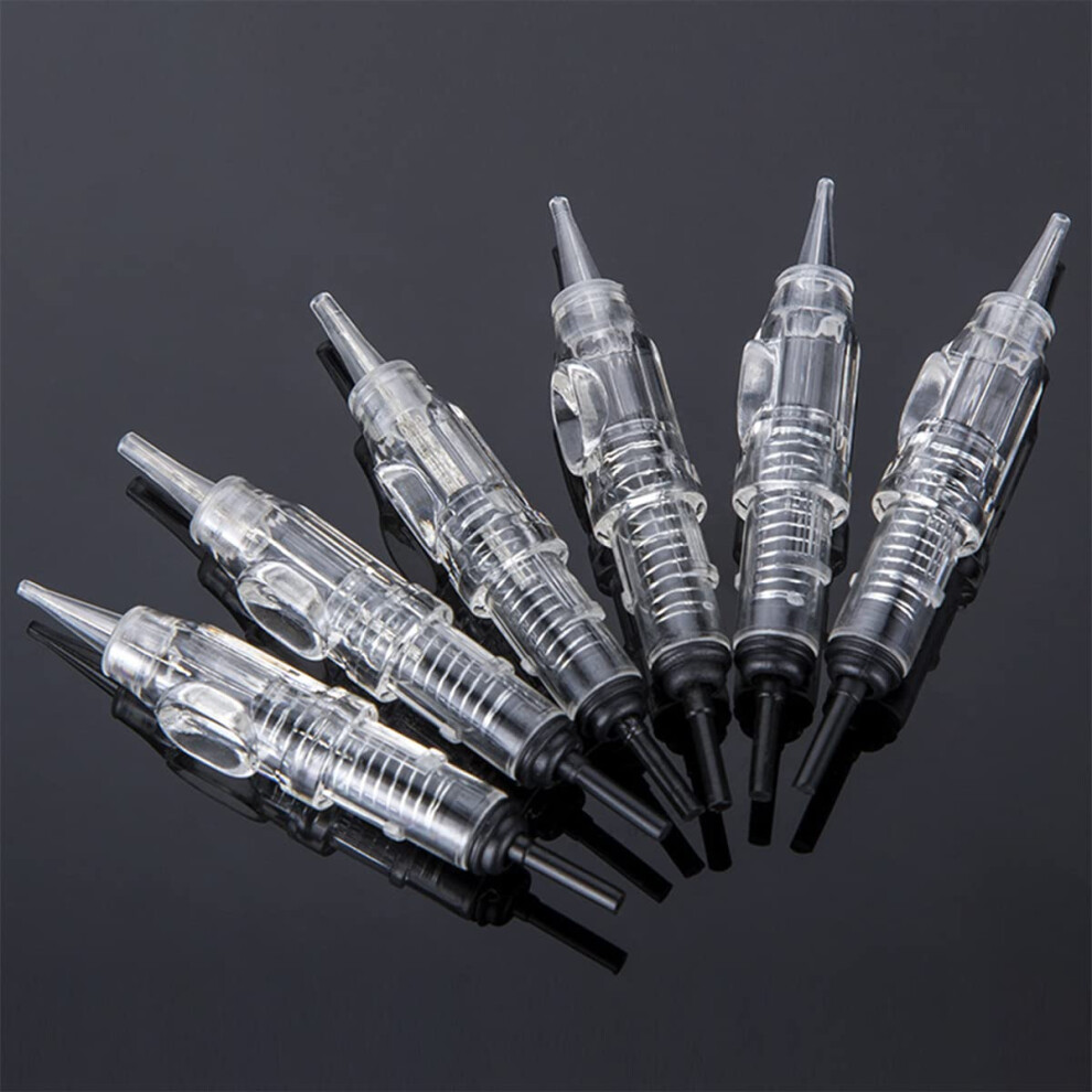 100pcs 1RL Eyebrow Tattoo Needle Cartridges 0.18mm Stainless Steel for Precise Permanent Makeup