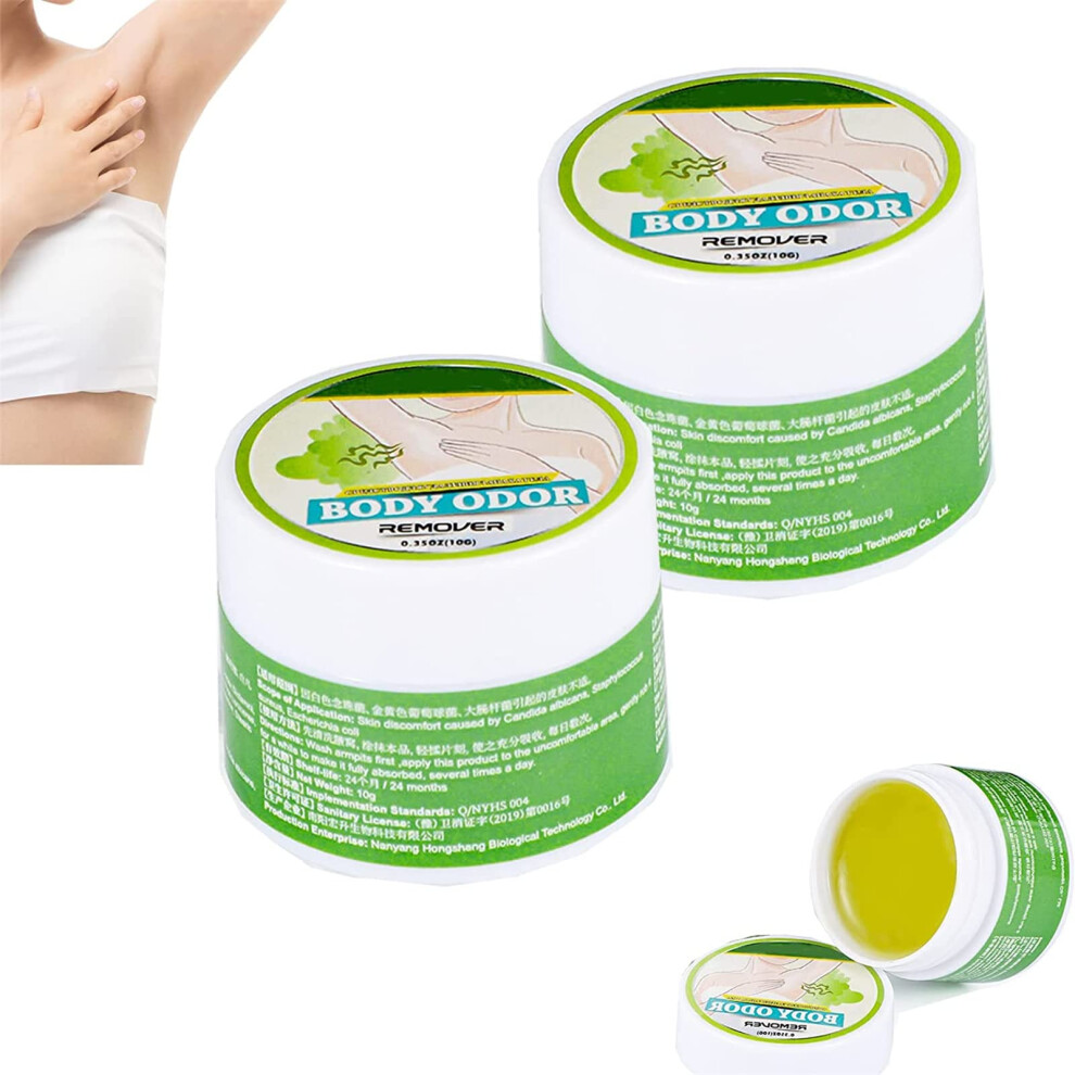 Cream Underarm Odor Remover Herbal Deodorant Sweat Absorption Plantbased Odor Neutralizing