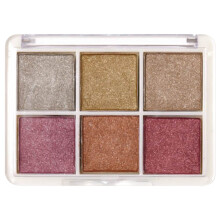 Nail Powder Set with Six Vibrant Solid Colors and Gold Accent, Professional Dip Powder Kit with Practice Sheet